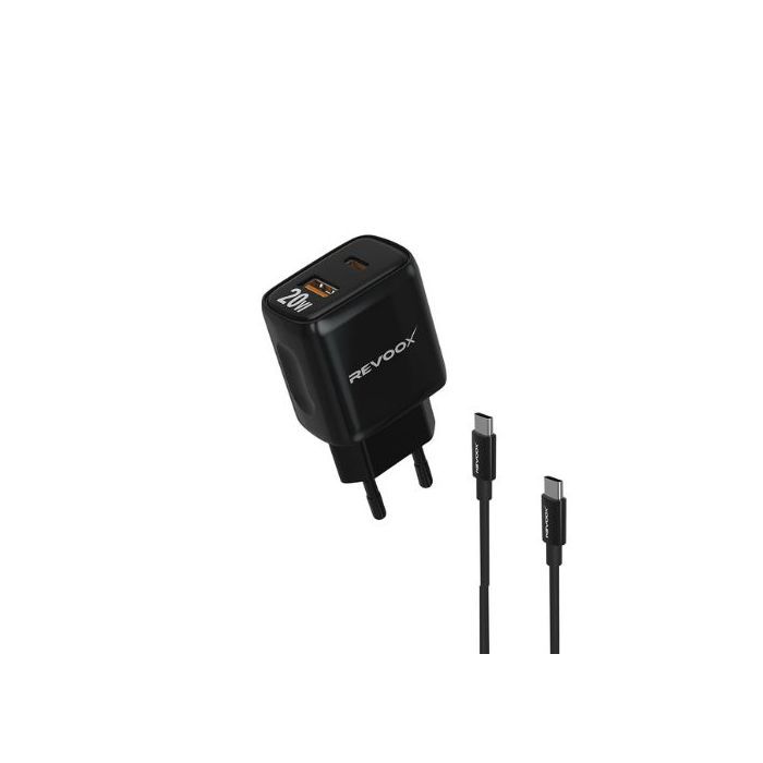 Chargeur REVOOX 33W avec Câble Type-C vers Type-C – Puissance & Rapidité en Un Seul Pack