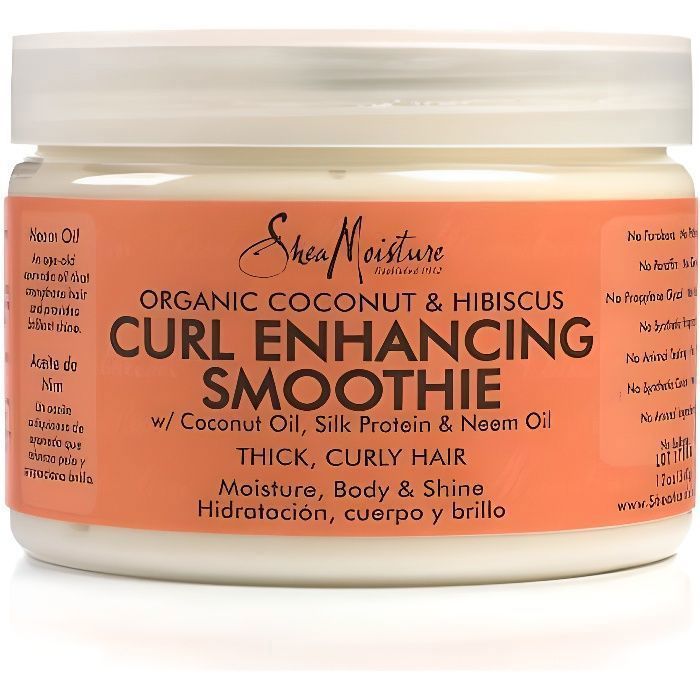 Produit de soin capillaire - Shea Moisture - Coconut Hib - Hydratant - Nourrissant - Boucles définies
