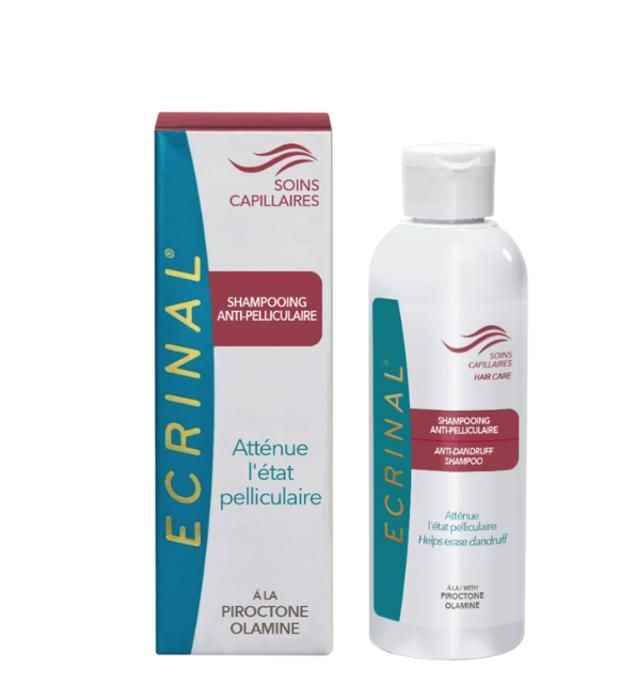 Shampooing Anti-Pelliculaire - Ecrinal - 200Ml - Soin Capillaire - Tous types de cheveux - Femme