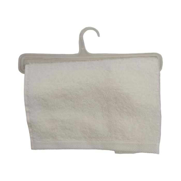 Serviette main - Dolores - 30x30 cm - 400 g - Blanc - Design épuré