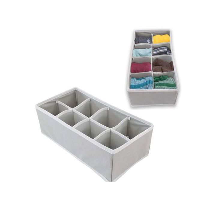 Kit de 3 organisateurs de tiroir dédiés aux sous-vêtements 31x15x10cm