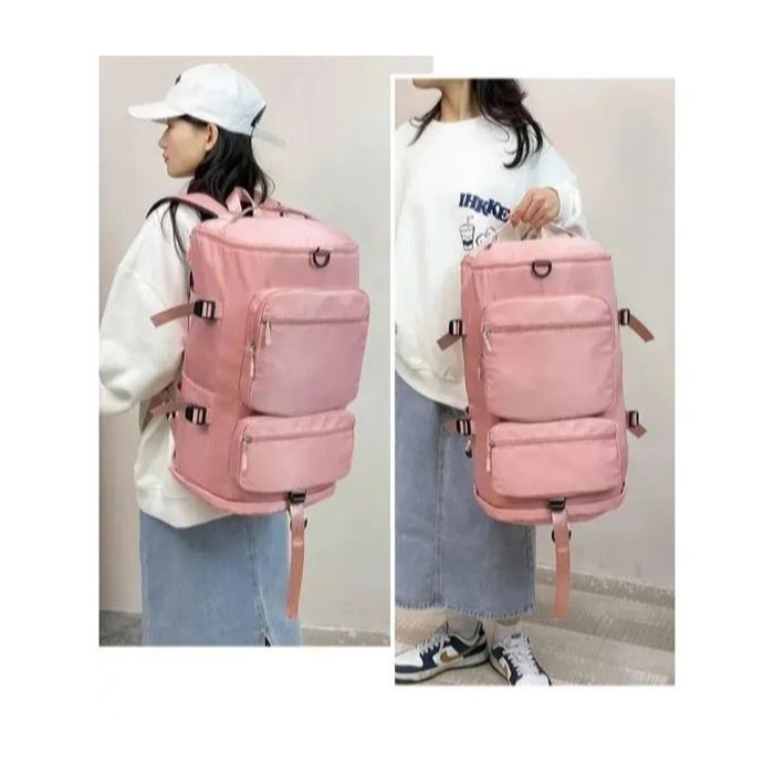 Sac à Dos de Voyage - Rose - Grande Capacité - Multifonction - Pour Femmes et Hommes