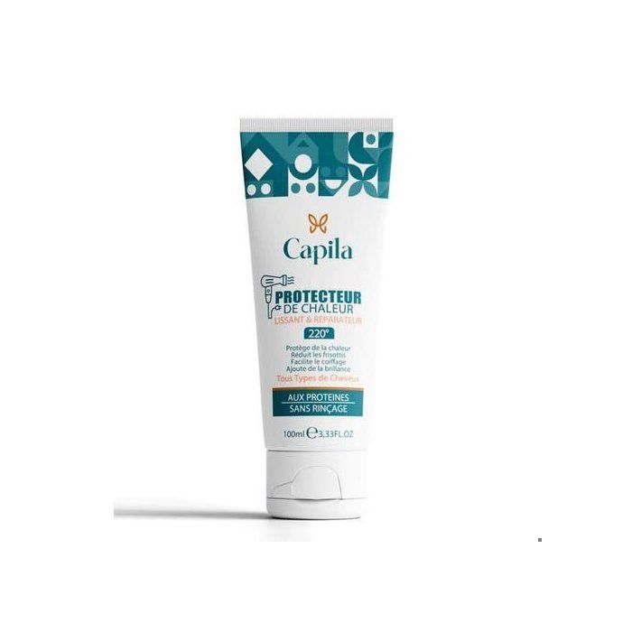 Capila Protecteur de chaleur 220° lissant et réparateur, 100ml