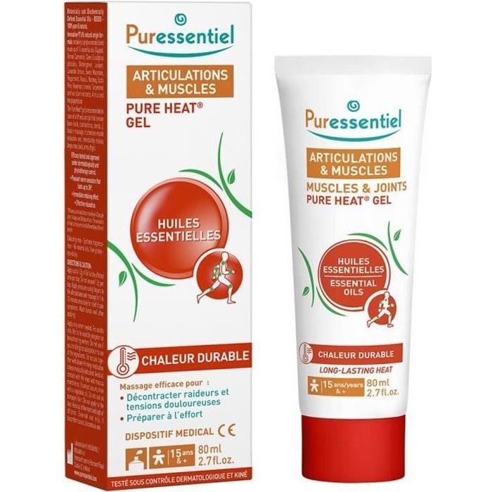 Puressentiel Articulations & Muscles Pure Heat Gel Chauffant 80 ml