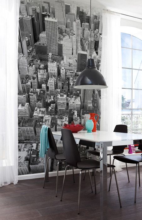 Papier peint photo murale - DANS MA MAISON - Uptown - Intissé - Floral et végétal - 150 x 250 cm