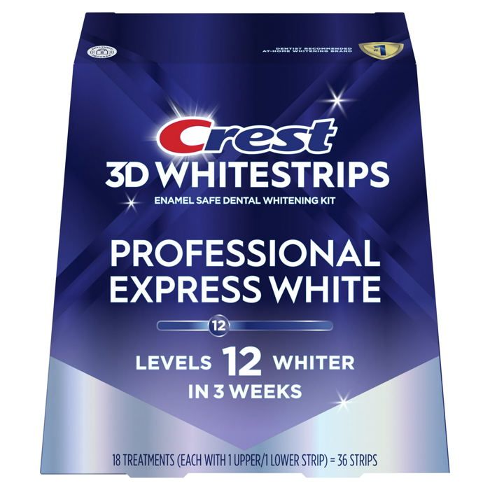 Soin Blanchiment - Crest - 3D White Strips - 20 Traitements - Niveau 12 - Émail Sûr