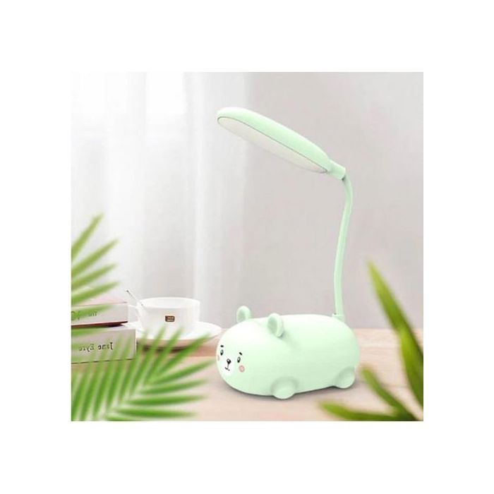 Lampe de bureau rechargeable en forme de chat pour enfants, veilleuse de lecture