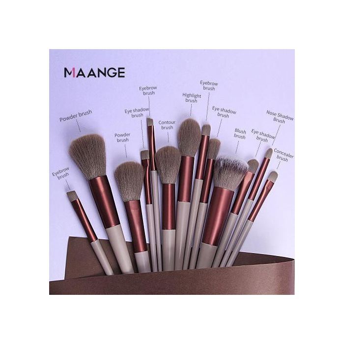 Ensemble de 13 pinceaux de maquillage pour femme, outil de maquillage de beauté