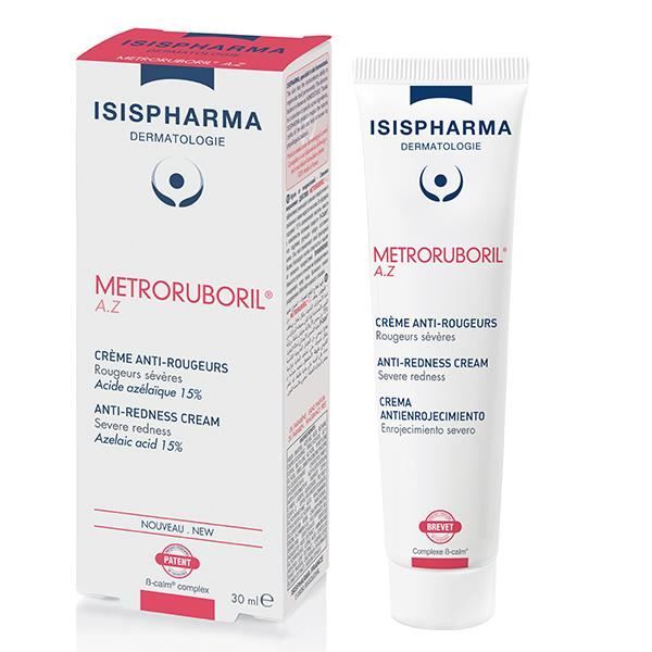 Crème antirougeurs ISISPHARMA Ruboril Metroruboril AZ 30ml - Peaux sensibles à tendance couperosique