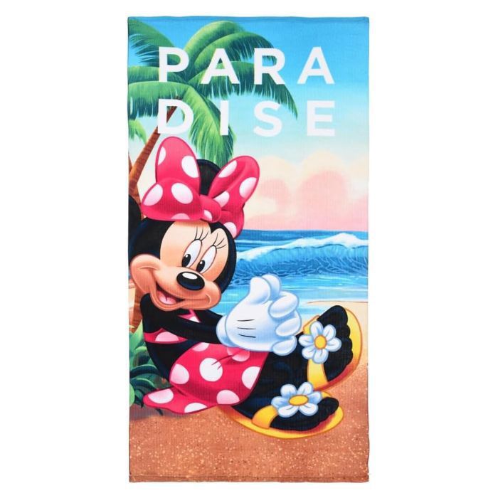 Serviette de plage - GENERIC - Minnie - 70x140 cm - Multicolore - Synthétique
