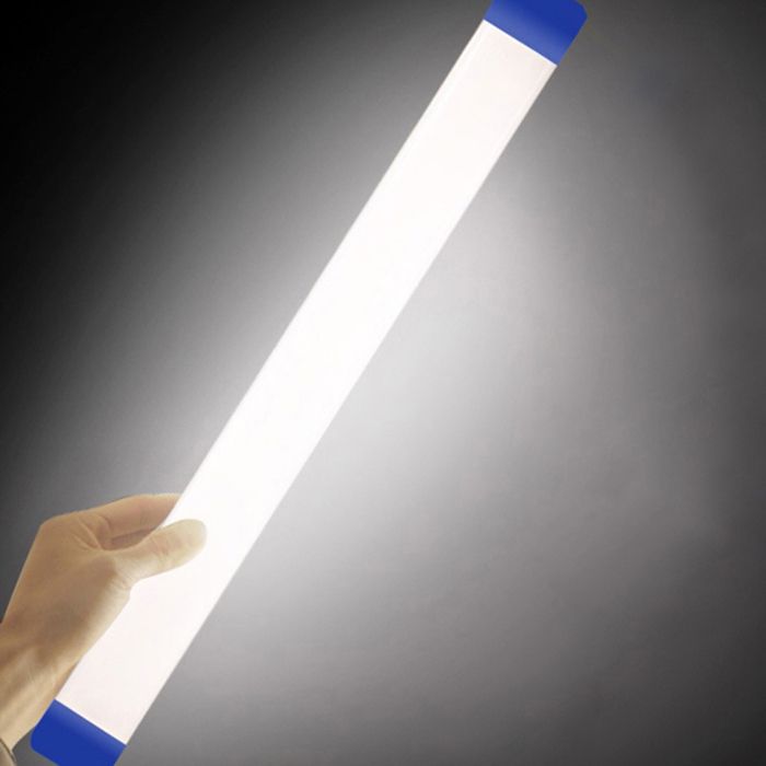 Lampe nomade rechargeable USB - 32cm - LED - 60W - 3 modes d'éclairage