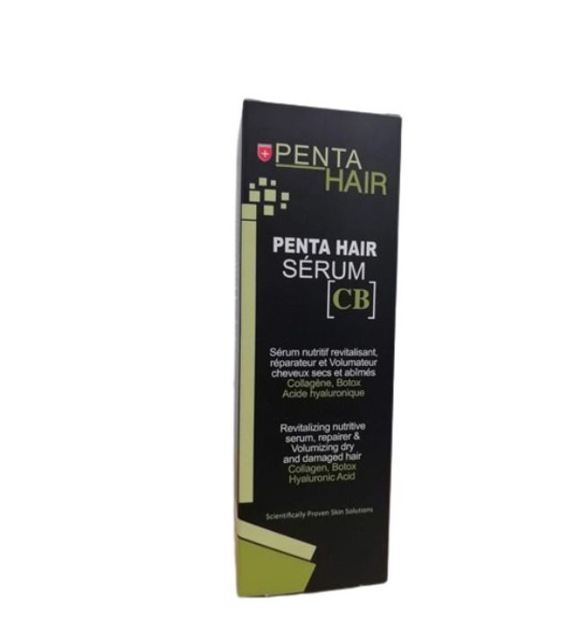 Soin Capillaire - Penta - Hair Serum CB Collagène Botox - 100 ml - Hydratation Intense - Réduction des Frisottis