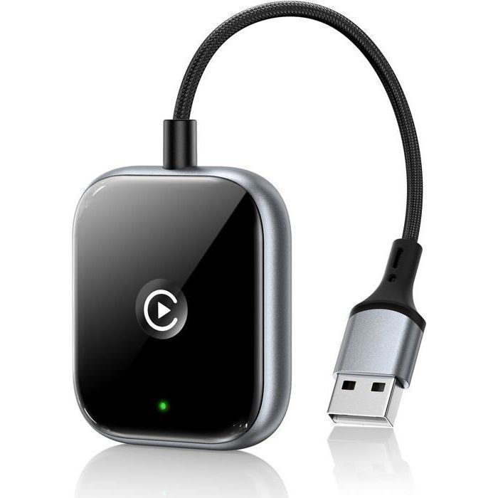Adaptateur CarPlay - GENERIC - Filaire - Plug and Play - Compatible Android Auto - Design compact