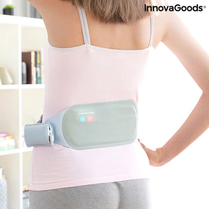 Ceinture de massage - InnovaGoods - Beldisse - Rechargeable - Fonction de chaleur - 3 niveaux d'intensité
