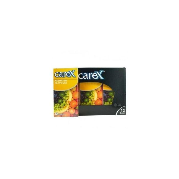 Carex - Préservatif Fruit - 12 Boîtes de 12 Condoms