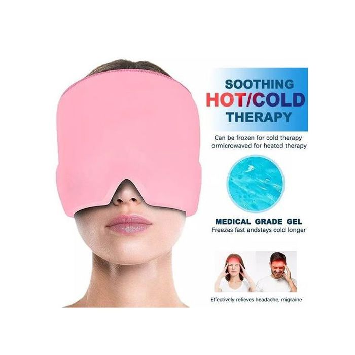 Casquette anti-mal de tête en Gel, anti-Migraine, anti-Stress, masque pour les yeux