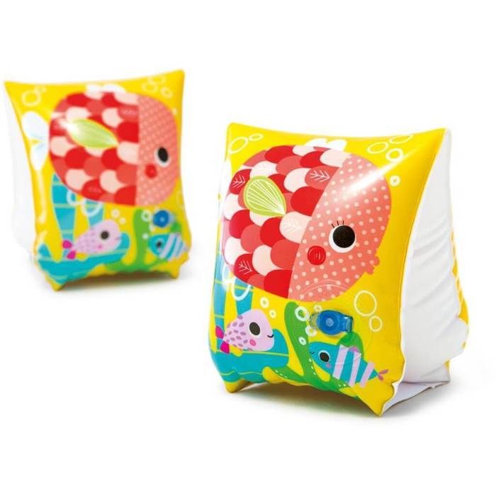 Brassards - Deluxe Fun Fish - 23x15cm - Design tropical - Sécurité enfants - Mixte