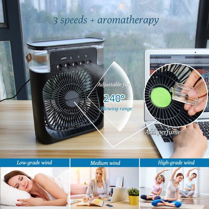 Appareil de Refroidissement Ventilateur de climatiseur portable Design compact et puissant