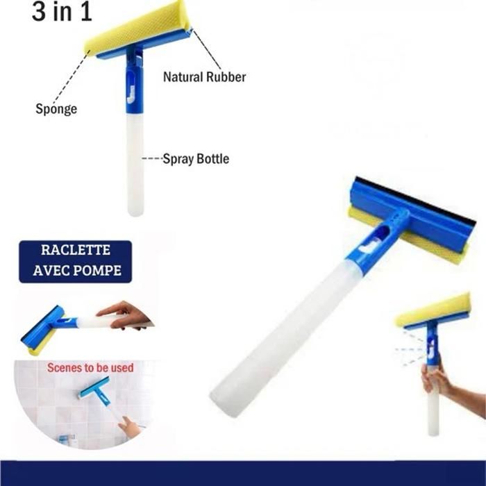 3 IN 1 Raclette de verre avec Pompe