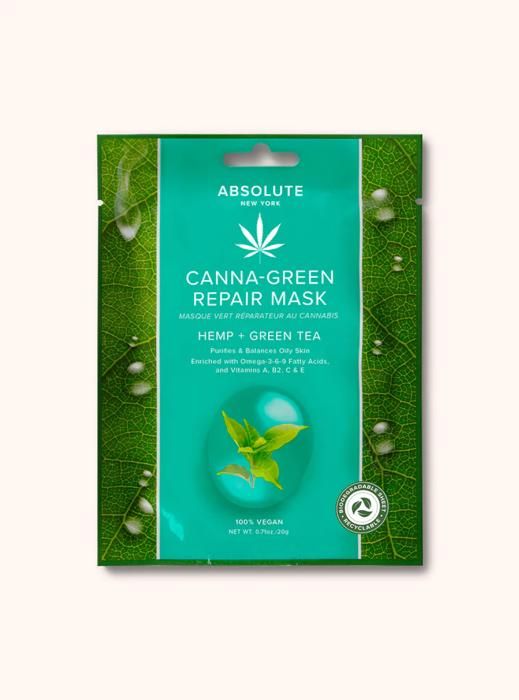 Masque Réparateur - ABSOLUTE - CANNA - Chanvre - Thé Vert - 25 ml - Peaux Sensibles