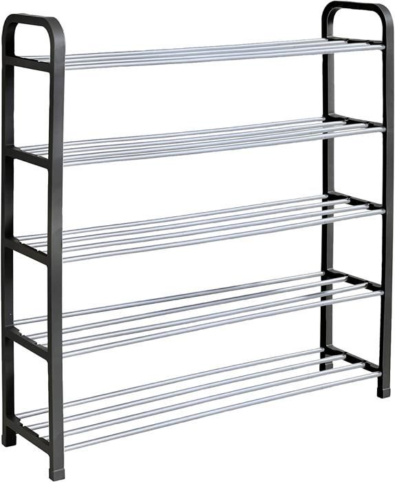 RACK A CHAUSSURES 71X19X72CM (NOIR S-2015)