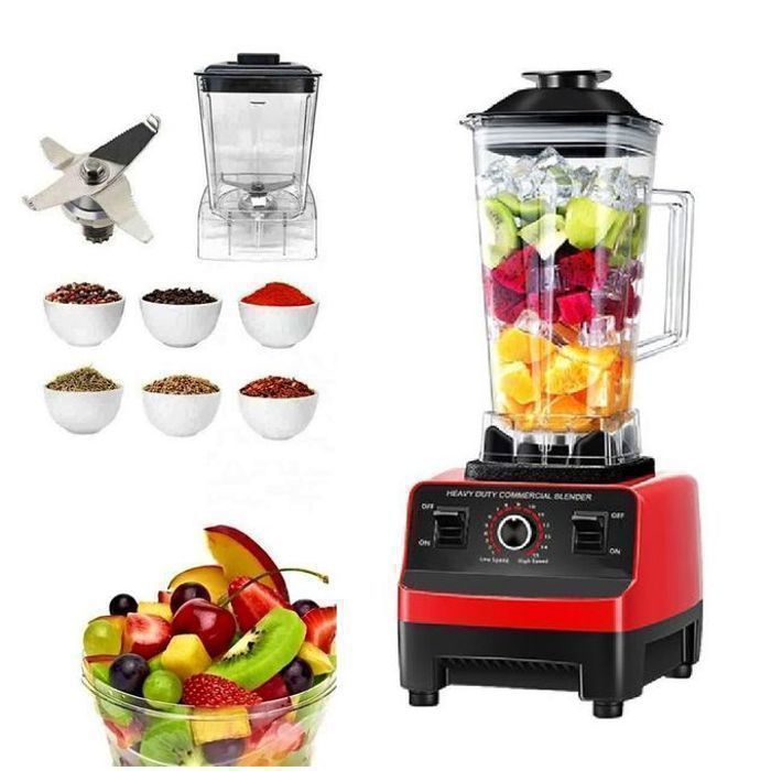 Mélangeur Blender - BONSAL - 2L - 4500W - Lames en acier inoxydable - Vitesse variable