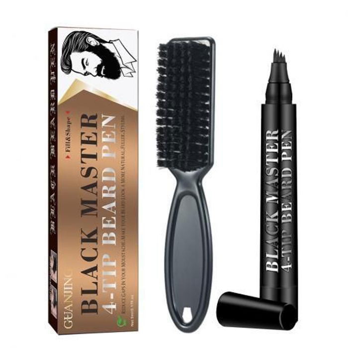 Black master 4 Tips Beard Filler Pen Kit Beard