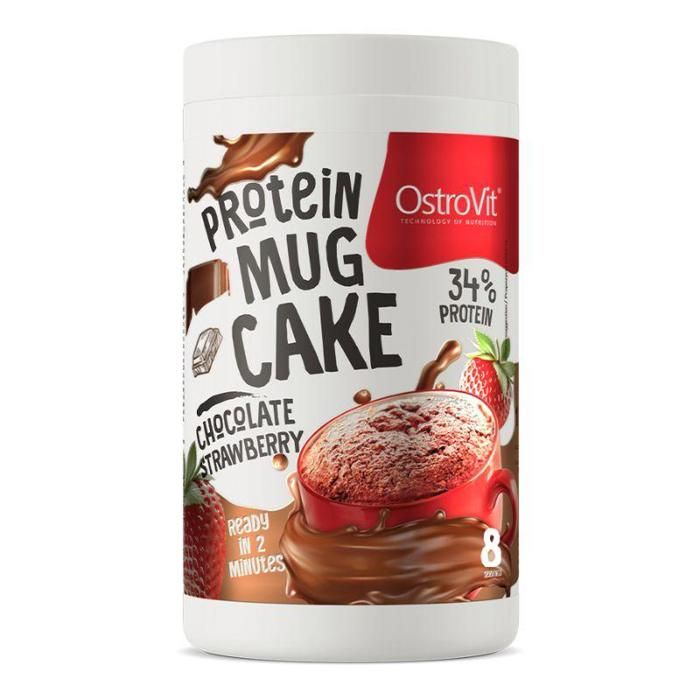 Protein Mug Cake 360 g Chocolate-Strawberry - Protéine De Haute Qualité Pour Vos Muscles