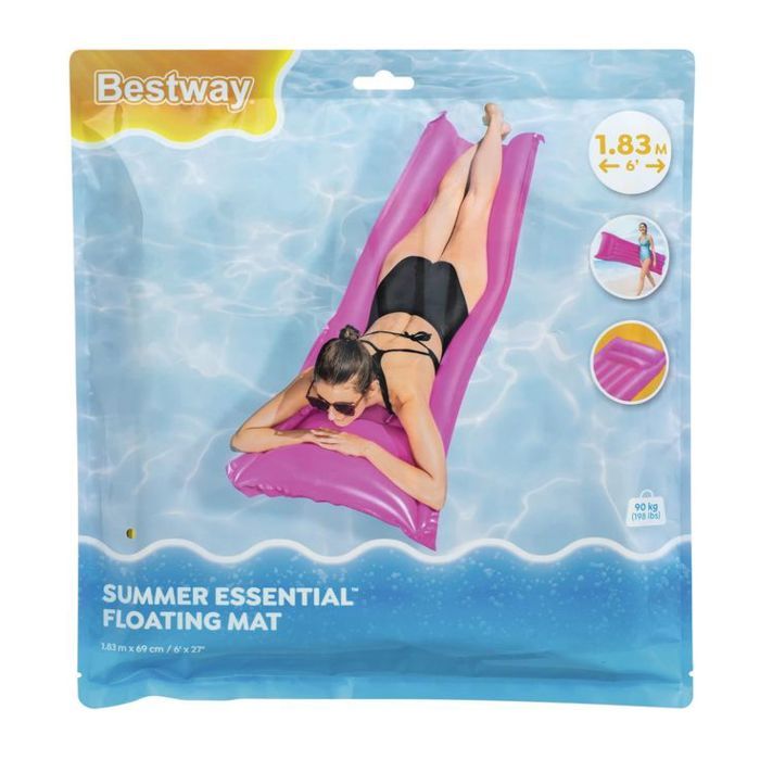 MATELAS GONFLABLE SUMMER ESSENTIAL ROSE