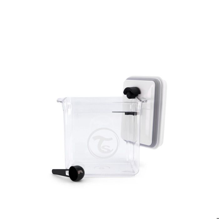 Twistshake Récipient pour lait maternisé résistant à l'humidité - Distributeur de lait en poudre scellé - Stockage - 1700 ml -Blanc