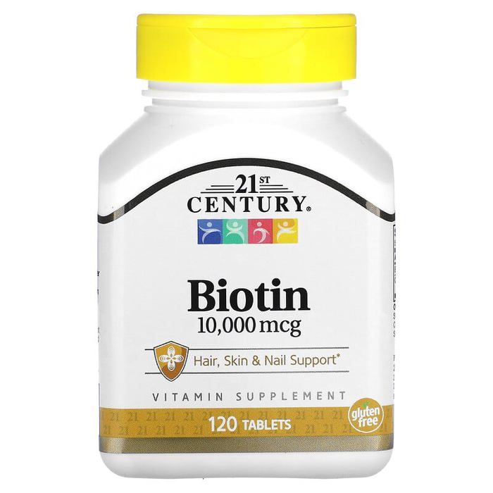 Biotine, 10 000 µg, 120 comprimés