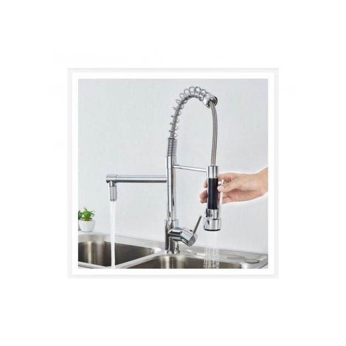 Ibergrif M22144, Mitigeur de Cuisine avec Douchette, Mitigeur de Cuisine Professionnel