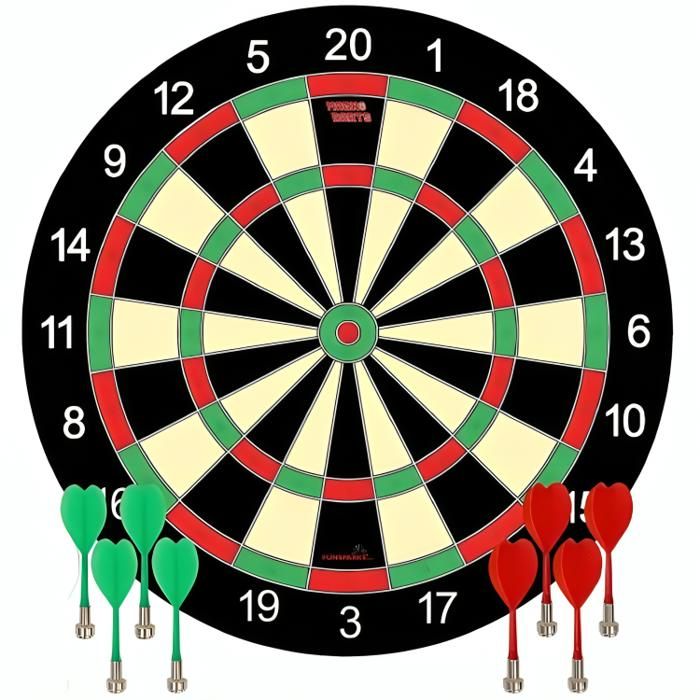 Jeu de fléchettes magnétiques 6 pièces