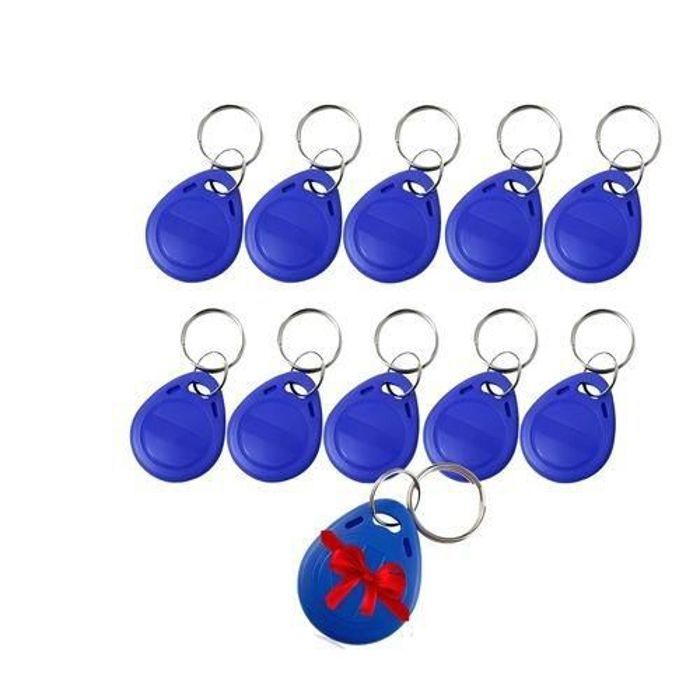Porte-clés RFID - TAGE - 125KHz - 10 pièces - Résistant à l'eau - Compatible tous systèmes