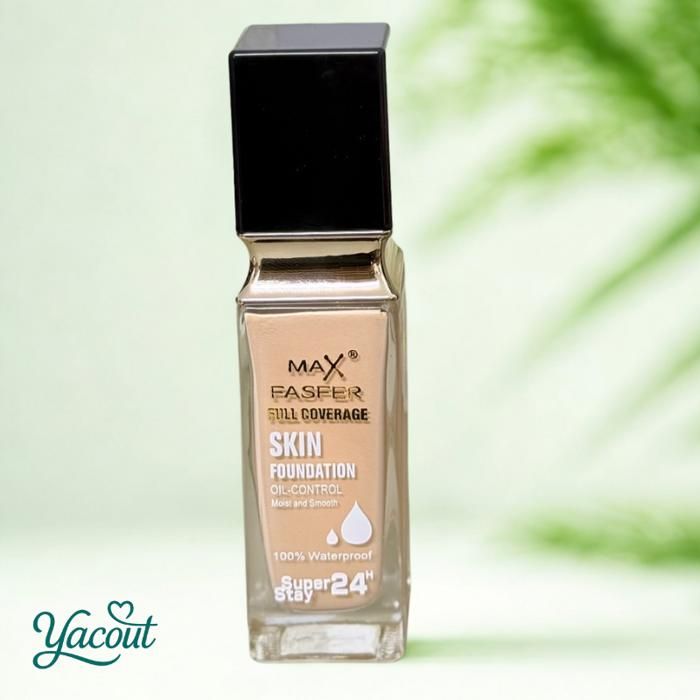 MaxFasfer Fond de teint couvrance totale Oil Control