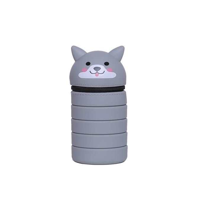 TROUSSE AUCHAN 1 ZIP STAND UP MOTIF CHIEN