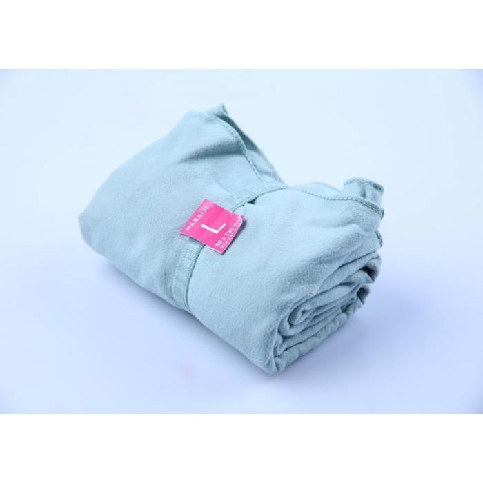 Serviette microfibre - GENERIC - Taille L - Vert clair - 70x140 cm - Lavable