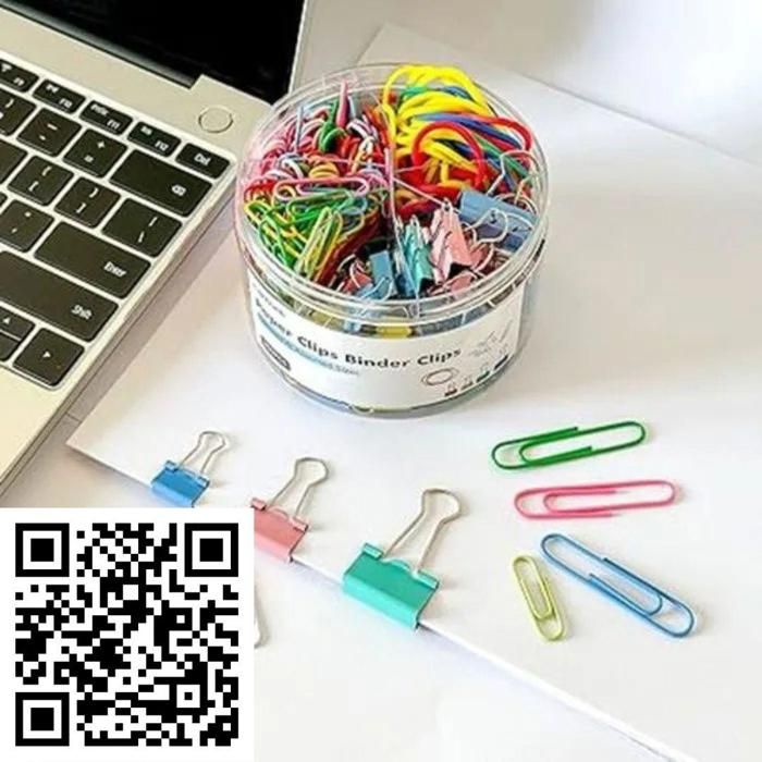 Kit de Clips Colorés et Élastiques Pratiques