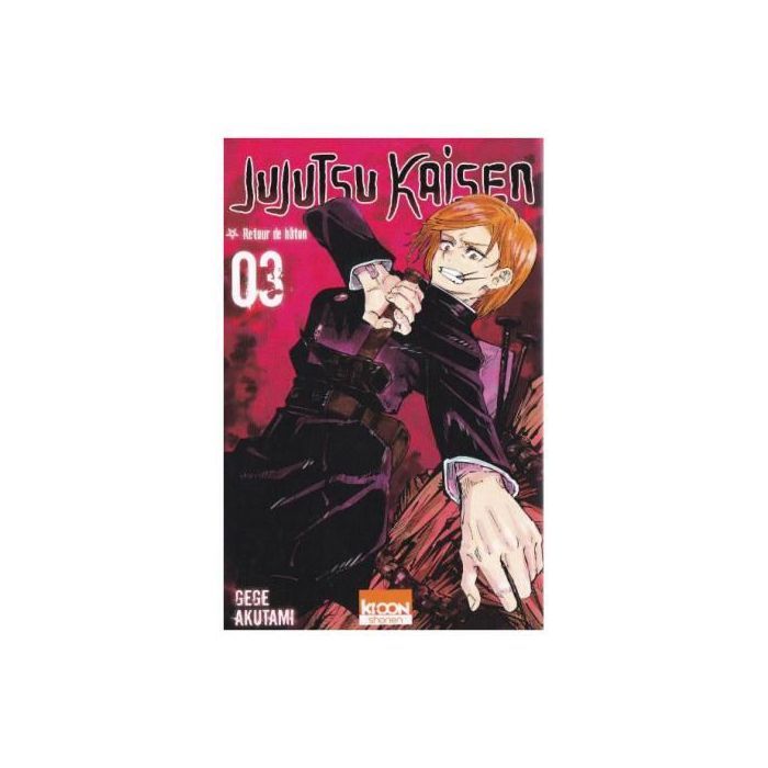 Jujutsu Kaisen Tome 3 Retour De bâton