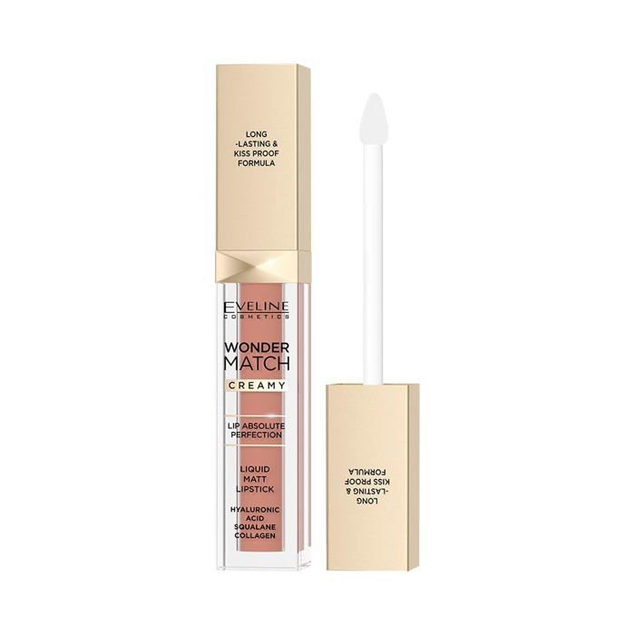 Rouge à lèvres liquide - EVELINE - n°11 Milky Nude - Mat crémeux - Beige - Rendu impeccable