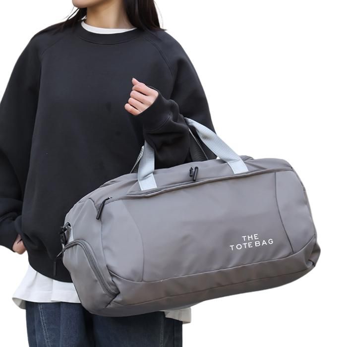 Sac de voyage - GENERIC - Grand sac gris - Compartiment à chaussures - Matériau robuste - Ergonomique