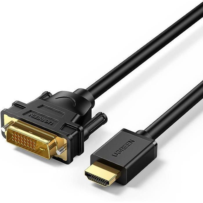Câble HDMI vers DVI - Ugreen - 10135 - 2M - Noir - 5000 Mbps