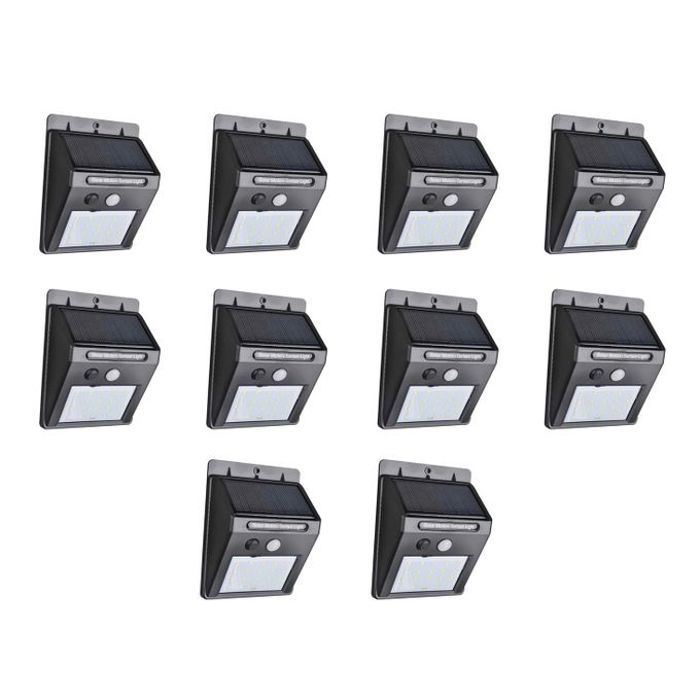 Pack 10 MINI Led & Plaque Energie Solaire Rechargeable ORIGNAL