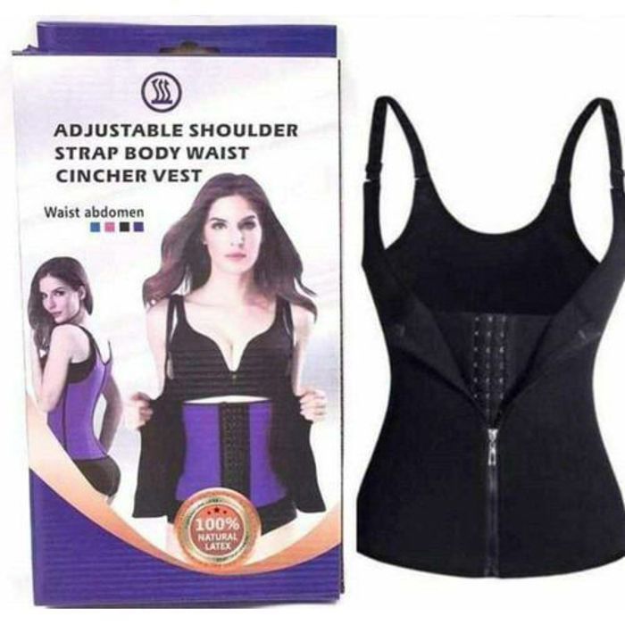 Adjustable Shoulder Strap Body Waist Cincher Vest