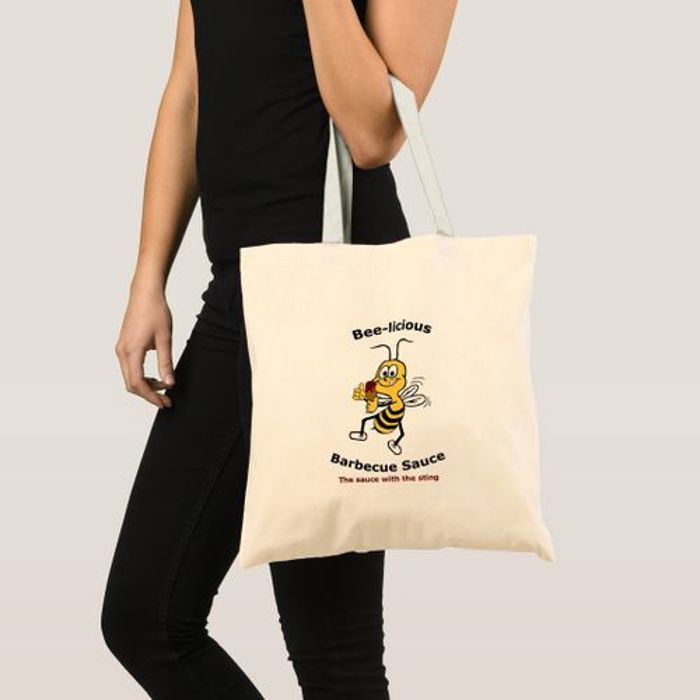Tote Bag Sauce barbecue aux abeilles Fourre-tout Unique, haute qualité