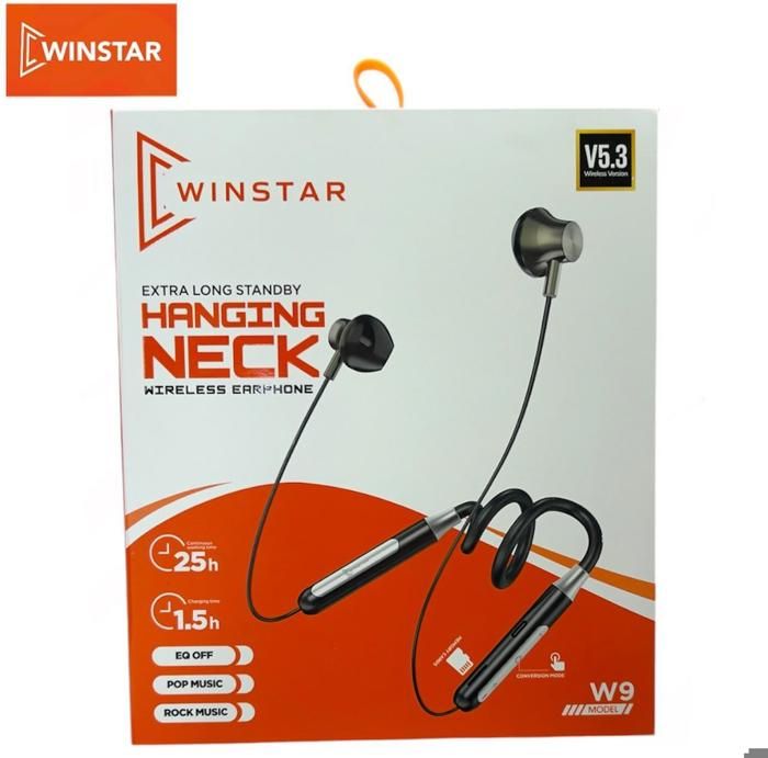 les ecouteurs WIRELESS EARPHONES WINSTAR MODEL W9
