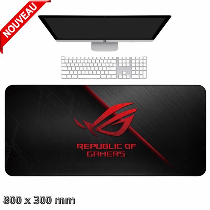 Tapis de Souris Gaming XXXL 800 x 300 mm – Accessoire Incontournable pour Setup Gamer C