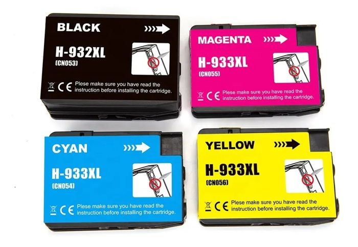 Pack Cartouches d'encre Compatible HP 932 XL Black / 933 XL Cyan / 933 XL Magenta / 933 XL Yellow