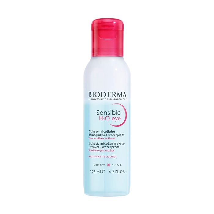 BIODERMA - Sensibio H2O Eye - Solution micellaire démaquillante pour les yeux 125 ml