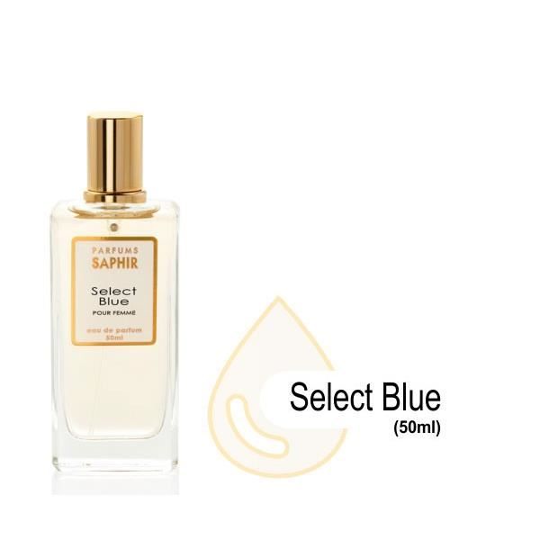 Eau de parfum - Saphir - Bleu Select Femme - 50 ml - Floral - Parfum d'imitation